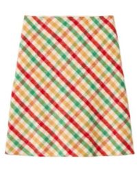 Miu Miu - Plaid Skirt - Lyst
