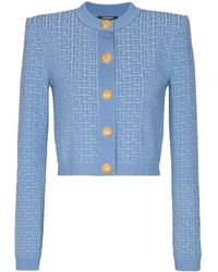 Balmain - Cardigan Pb Labirinto - Lyst