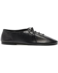 Proenza Schouler - Glove Lace-Up Ballet Flats - Lyst