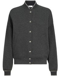 Brunello Cucinelli - Techno Cotton And Cashmere Interlock Bomber Jacket - Lyst