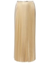 JOSEPH - Essai Silk-Blend Lame Midi Skirt - Lyst