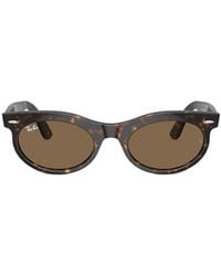 Ray-Ban - Wayfarer Oval-Frame Glasses - Lyst