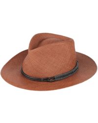 Brunello Cucinelli - Straw Midbrim Sun Hat - Lyst