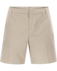 Dondup - Manheim Gabardine Bermuda Shorts - Lyst