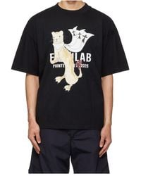 Egonlab - Printed Crew Neck T-Shirt - Lyst