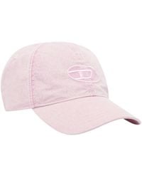 DIESEL - C-Nyloff Embroidered Oval D Baseball Cap - Lyst