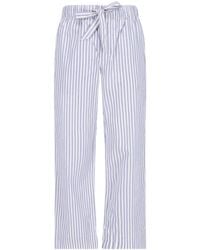 Tekla - Striped Organic Cotton Pyjama Trousers - Lyst