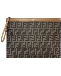 Fendi - Fabric Pouch - Lyst