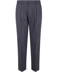 Herno - Pleated-Front Straight-Leg Trousers - Lyst