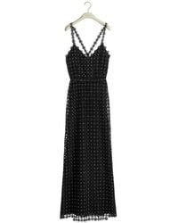 Dior - Iviera Embroidered Long Dress - Lyst