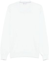 Brunello Cucinelli - Cotton Sky Sweater - Lyst