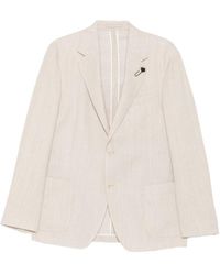Lardini - Long-Sleeved Suit Jacket - Lyst