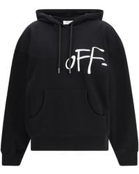 Off-White c/o Virgil Abloh - Shared Over Logo Hoodie - Lyst