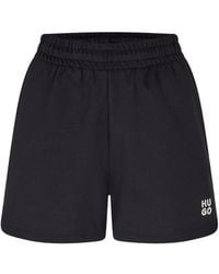 BOSS - Elasticwaist Casual Shorts - Lyst