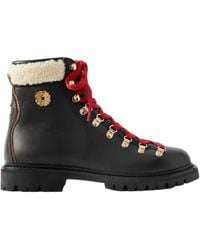 Bally - Round-Toe Leather Ankle Boots - Lyst