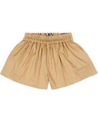 Burberry - Elasticated Logo Shorts - Lyst