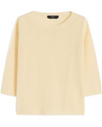 Weekend by Maxmara - Linen Three-Quarter Sleeve Sweater - Lyst