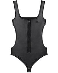 Courreges - Courrèges Cut-Out Bodysuit - Lyst