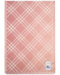 Burberry - Gradient Check Fringed Scarf - Lyst