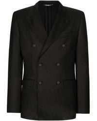 Dolce & Gabbana - Double-Breasted Blazer - Lyst