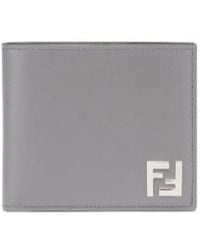 Fendi - Ff Squared Bi-Fold Wallet - Lyst
