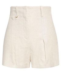 Jacquemus - Solid Color Wool Shorts - Lyst