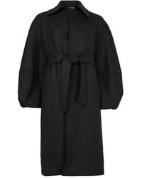Harris Wharf London - Puff-Sleeved Coat - Lyst