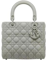 Dior - Lady Medium Cowhide Leather Handbag - Lyst