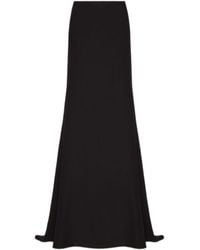 Valentino - Crepe High-Rise Maxi Skirt - Lyst