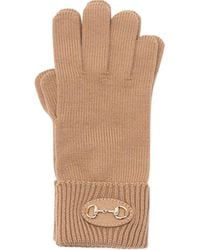 Gucci - Horsebit Knit Gloves - Lyst