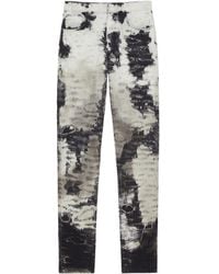 Givenchy - Distressed Slim-Fit Jeans - Lyst