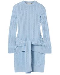 Michael Kors - Asymmetric Cable-Knit Cashmere Sweater - Lyst