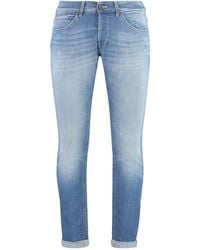 Dondup - Denim Trousers With Belt Loops - Lyst