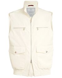 Brunello Cucinelli - Bonded Padded Gilet - Lyst