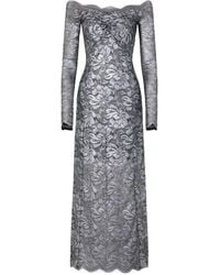 Rabanne - Off-Shoulder Laced Maxi Dress - Lyst