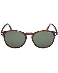 Tom Ford - Eyewear Lewis Round Frame Sunglasses - Lyst