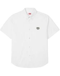 KENZO - Wild Tiger Crest Short Sleeve Shirt - Lyst