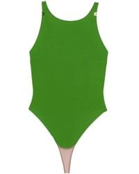 Elisabetta Franchi - Hardware-Embelished Bodysuit - Lyst