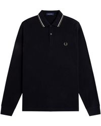 Fred Perry - Solid Color Polo Shirt - Lyst
