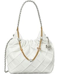 Tory Burch - Fleming Distressed Top Handle Bag - Lyst