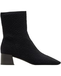 Tory Burch - T Monogram Stretch Ankle Boots - Lyst