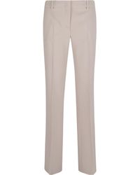 Ermanno Scervino - Pleated-Front Straight Trousers - Lyst