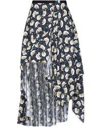 Chloé - Floral Print Midi Skirt - Lyst