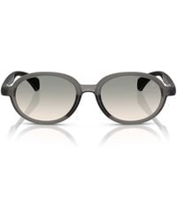 Moncler - Round Frame Sunglasses - Lyst