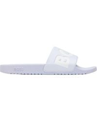 BOSS - Large Logo Detail Slippers - Lyst