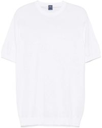 Fedeli - Giza Cotton Crew Neck T-Shirt - Lyst