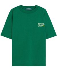Barrow - Logo Printed Jersey T-Shirt - Lyst