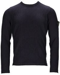 Stone Island - Round Neck Sweater - Lyst