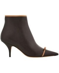 Ferragamo - Pointed Ankle Boot With Mini Bow Detail - Lyst