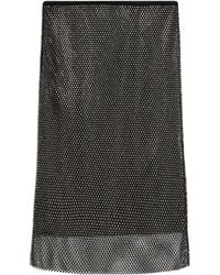 Sportmax - Embellished A-Line Midi Skirt - Lyst